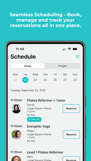Logan Square Pilates + Core Screenshot 2