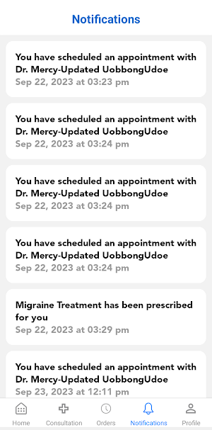 embodiment healthcare Screenshot 3