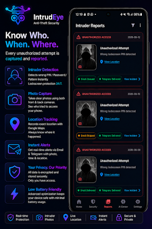 IntrudEye: Anti-Theft Security Screenshot 3