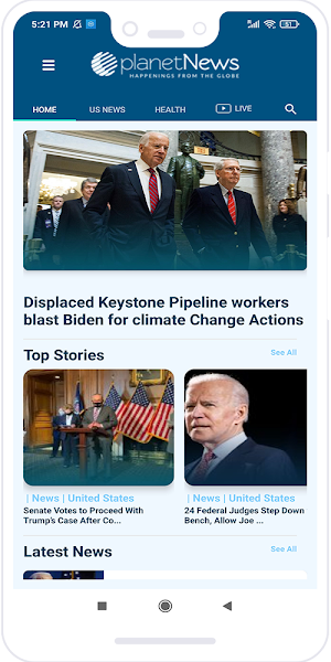 Planet News Feed | Breaking News & Latest Updates Screenshot 1