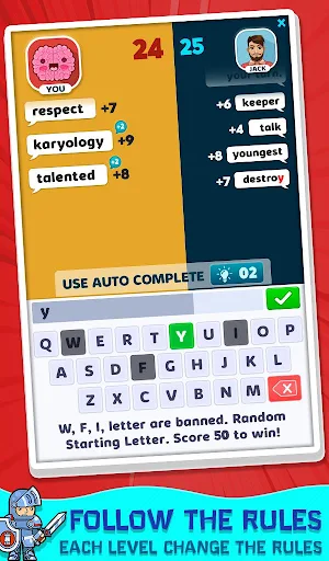 Word Battle - Word Wars Game Screenshot 2