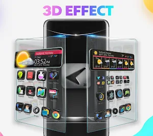 cm Launcher -  3D Themes live Screenshot 1