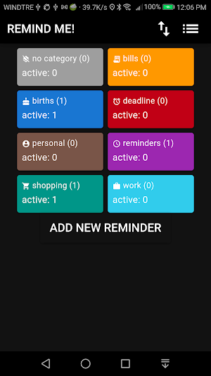Remind me! Reminder management Screenshot 0