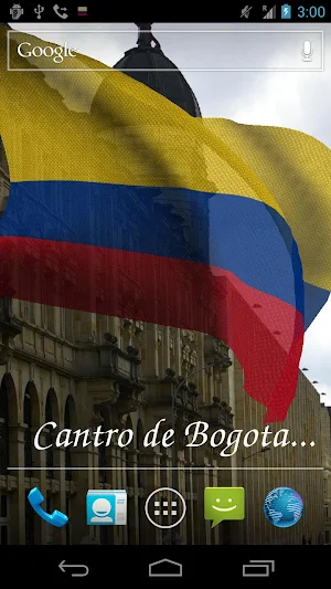 Colombia Flag Live Wallpaper Screenshot 3