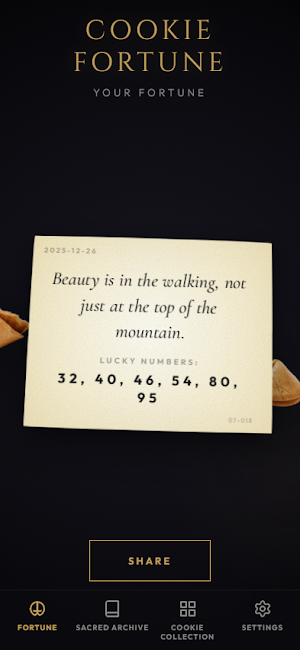 Fortune Cookie Screenshot 1