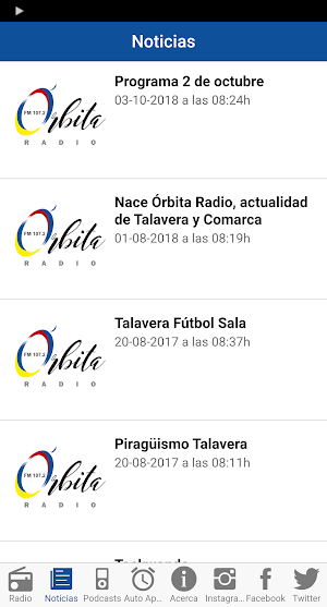 Orbita Radio ES Screenshot 1