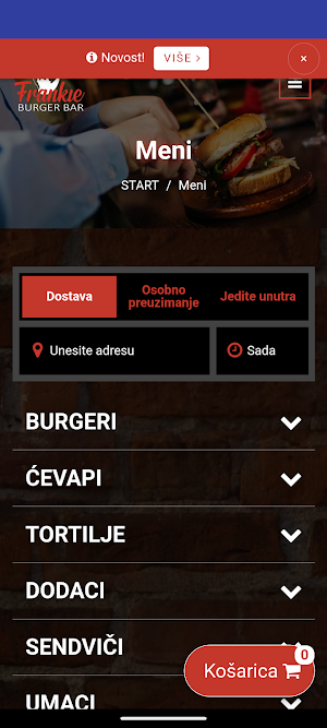 Burger Bar Frankie Screenshot 0