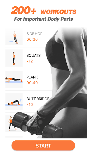 Female fitness: Lose weight & Calorie tracker Screenshot 0