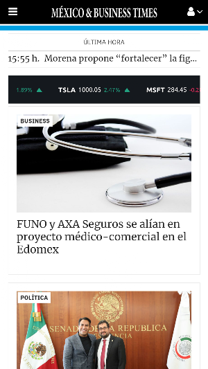 México & Business Times Screenshot 0