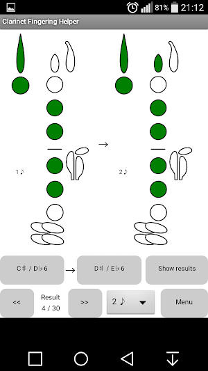 Clarinet Fingering Helper Free Screenshot 1
