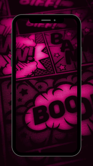 black and pink wallpaper Screenshot 3