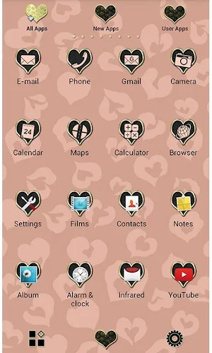 Chic Wallpaper Leopard Heart Screenshot 1