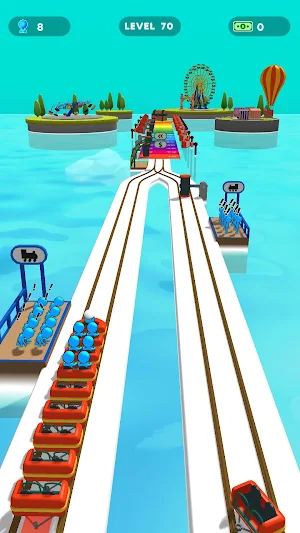 Dual Roller Coaster Screenshot 0