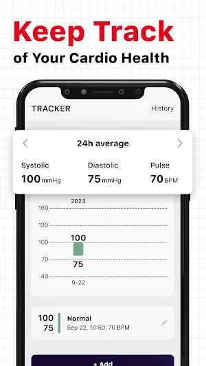 Blood Pressure App: BP Monitor Screenshot 1