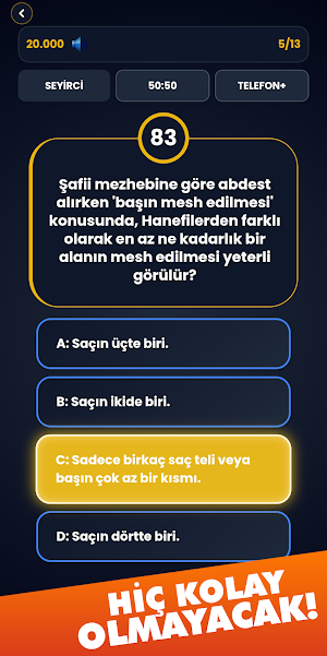 Milyoner Başlıyor: Dini Bilgi Screenshot 2