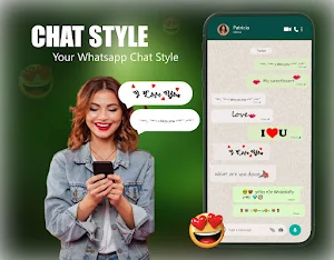 Chat Style for WhatsApp :Fonts Screenshot 0