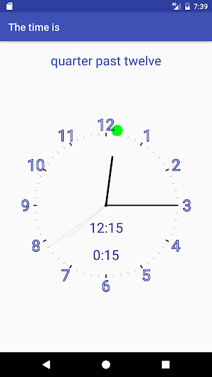 The time is - english Screenshot 2