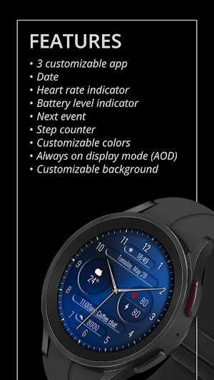 DADAM70B Analog Watch Face Screenshot 1