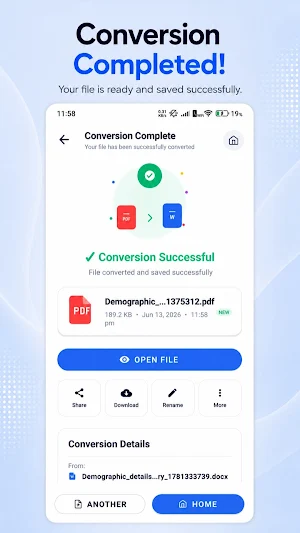 DOCX to PDF Converter Screenshot 3