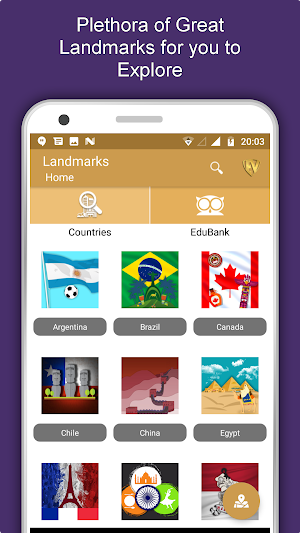 World Famous Landmarks Travel & Explore Guide Screenshot 0