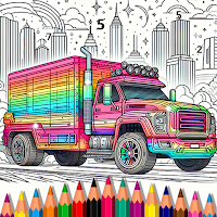 My Vehicle & Car Coloring Book