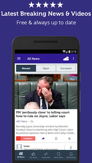 Australian News: Local & World Headlines Screenshot 0