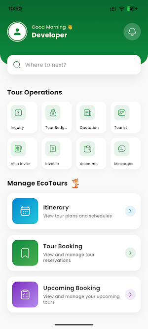 BD EcoTours Screenshot 0