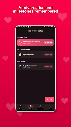 Our Love: Love Days Counter Screenshot 1