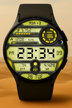 Altas Digital Watch Face Screenshot 3