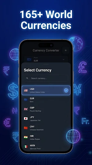 Worldwide Currency Converter Screenshot 3