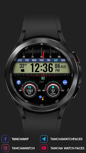 Tancha S21 Digital Watch Face Screenshot 3
