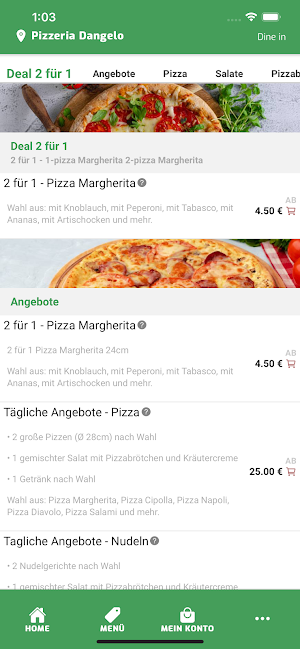 Pizzeria Dangelo Screenshot 2