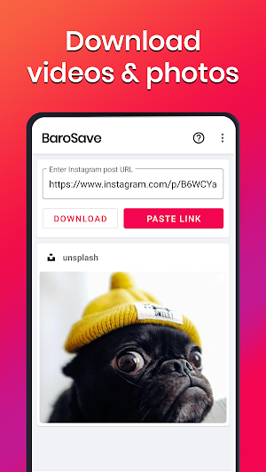 BaroSave for Instagram: Video Downloader Screenshot 0