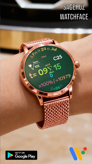 Math – Formula Watch Face Screenshot 1