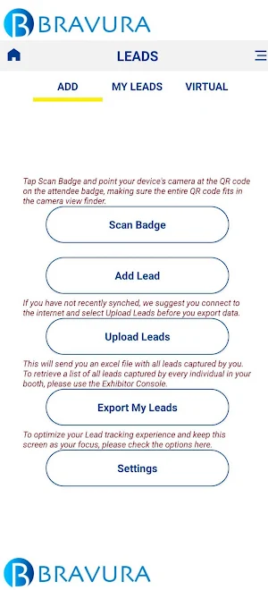Bravura LEADS Screenshot 2