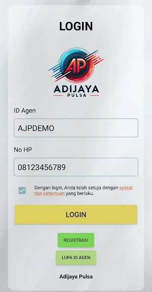 AJP - Agen Pulsa & PPOB Screenshot 0