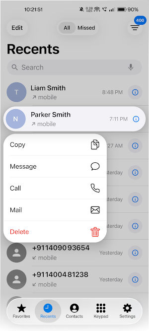 Liquid Phone Screenshot 2