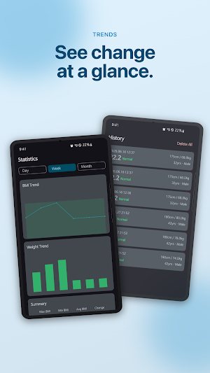 BMI Calculator & Tracker Screenshot 2