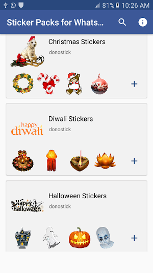 Holiday Stickers for WhatsApp - WAStickerApps Pack Screenshot 0