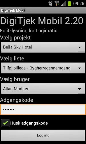 DigiTjek Mobile Screenshot 0