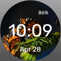 Night Butterflies - Watch Face