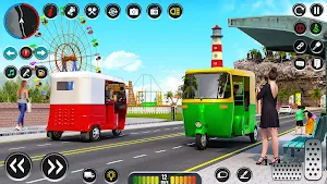 Real Rickshaw Game - Taxi Game Screenshot 3