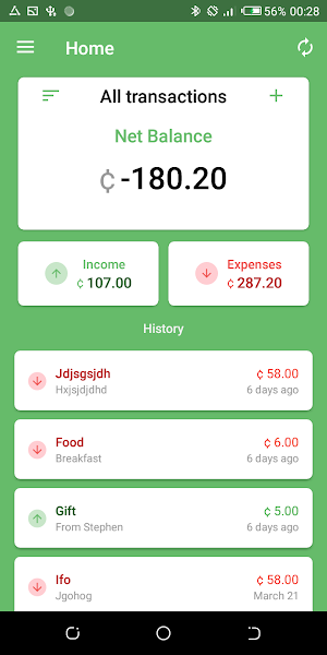 Expense Tracker Screenshot 2