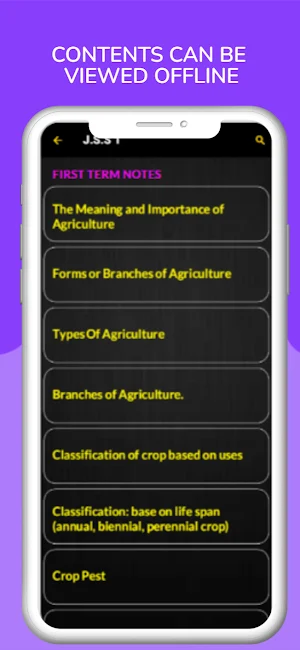 Agricultural Science (JSS1-3) Screenshot 1