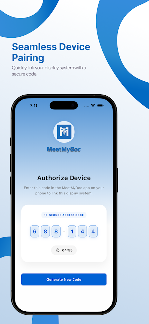 Token Display for MeetMyDoc Screenshot 2
