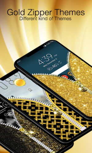 Gold Lock Screen Screenshot 2