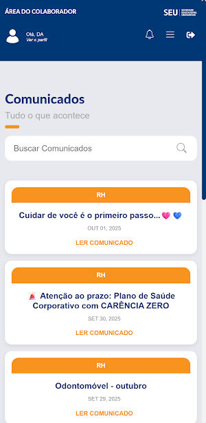 Intranet Uniube On-line Screenshot 3