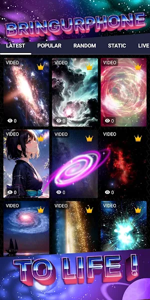 galaxy wallpaper Screenshot 1