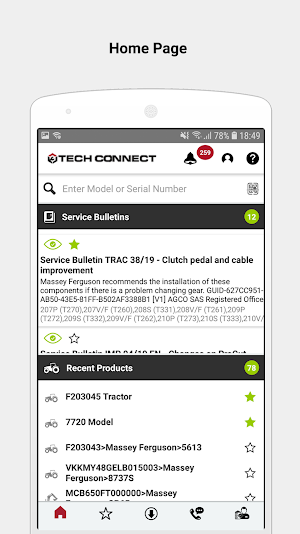 AGCO Tech Connect Screenshot 1
