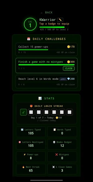 Keyboard Warrior Screenshot 0